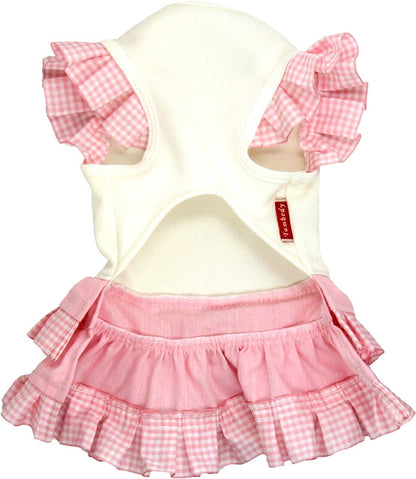 【犬服 犬 服 犬の服 名入れ 春服 夏服用】愛犬のお名前入り ハローワンピース【ドッグウェア ペット 女の子 ハワイ ヤシの木 トイプードル チワワ ダックス かわいい パピヨン タムベディ】(H/)