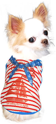 【犬 夏服 犬の服】ハローセーリング メッシュシャツ【ドッグウェア トイプードル チワワ ダックス おしゃれ フレンチブルドッグ タムベディ】