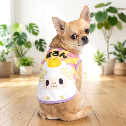 【犬服 犬 服 秋冬 犬の服 名入れ】愛犬のお名前入り ひつじさんシャツ【干支 日本製 初詣 年賀状 チワワ ダックス トイプードル おもしろ ポメラニアン】(S/3/N/H/)