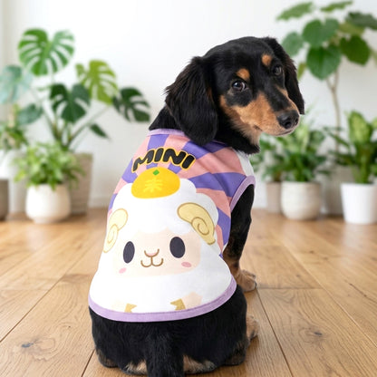 【犬服 犬 服 秋冬 犬の服 名入れ】愛犬のお名前入り ひつじさんシャツ【干支 日本製 初詣 年賀状 チワワ ダックス トイプードル おもしろ ポメラニアン】(S/3/N/H/)