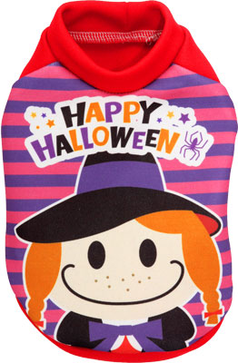 【犬服 犬 服 犬の服 ハロウィン 秋服 冬服用】ハロウィンラブリーガール (3D)【ドッグウェア パンプキン ネコ 魔女 魔法使い 女の子 くま ベア ダックス トイプードル チワワ おもしろ タムベディ】