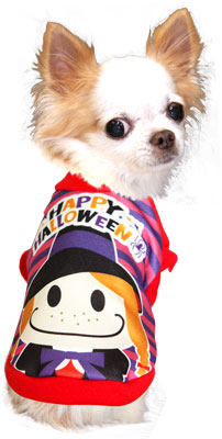 【犬服 犬 服 犬の服 ハロウィン 秋服 冬服用】ハロウィンラブリーガール (3D)【ドッグウェア パンプキン ネコ 魔女 魔法使い 女の子 くま ベア ダックス トイプードル チワワ おもしろ タムベディ】