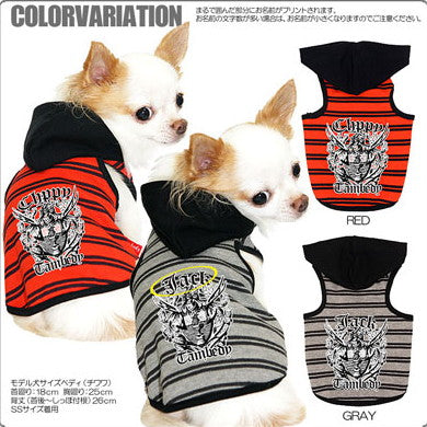 【犬服 犬 服 犬の服 名入れ】愛犬のお名前入り ジャックポット パーカー【ドッグウェア ペット ボーダー ダックス トイプードル チワワ おしゃれ シュナウザー タムベディ】(O/F/T/L/)