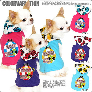 【犬服 犬 服 秋冬 犬の服 名入れ】愛犬のお名前入り レディバード パーカー [GI]【ドッグウェア てんとうむし ダックス トイプードル チワワ おしゃれ シュナウザー タムベディ】(O/F/T/L/)