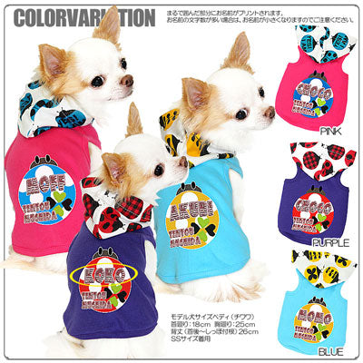 【犬服 犬 服 秋冬 犬の服 名入れ】愛犬のお名前入り レディバード パーカー [GI]【ドッグウェア てんとうむし ダックス トイプードル チワワ おしゃれ シュナウザー タムベディ】(O/F/T/L/)