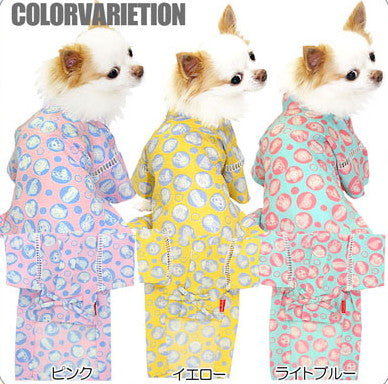 【犬 浴衣 甚平 犬の服】《名入れ可能》アニマルしゃぼん★甚平【男の浴衣 ゆかた 着物 和柄 お祭り トイプードル チワワ ダックス タムベディ おしゃれ 柴犬】