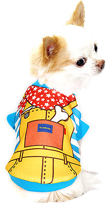 【犬服 犬 服 犬の服】カントリードッグ (3D)【ドッグウェア ペット オーバーオール風 チワワ ダックス トイプードル かわいい ポメラニアン タムベディ】