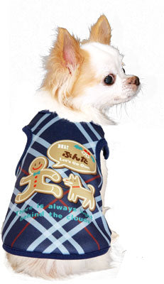 【犬服 犬 服 秋冬 犬の服 名入れ】愛犬のお名前入り ジンジャーブレッドマン【ドッグウェア クリスマス アーガイル チェック チワワ ダックス トイプードル おしゃれ ポメラニアン タムベディ】(S/3/N/H/)