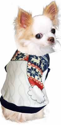 【犬服 犬 服 犬の服 ドッグウェア】ノルディックマフラーシャツ (3D)【トイプードル チワワ ダックス おしゃれ パピヨン タムベディ タムベディ】
