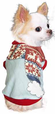 【犬服 犬 服 犬の服 ドッグウェア】ノルディックマフラーシャツ (3D)【トイプードル チワワ ダックス おしゃれ パピヨン タムベディ タムベディ】