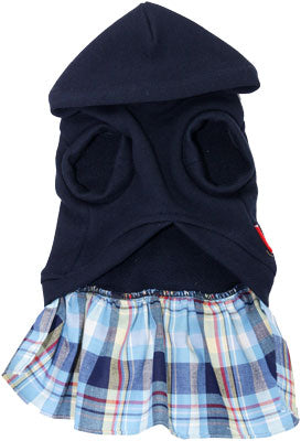 【犬服 犬 服 犬の服 名入れ】愛犬のお名前入り ボスワン ワンピース【ドッグウェア リボン チェック柄 女の子 チワワ ダックス トイプードル かわいい ポメラニアン タムベディ】[GI](L/)