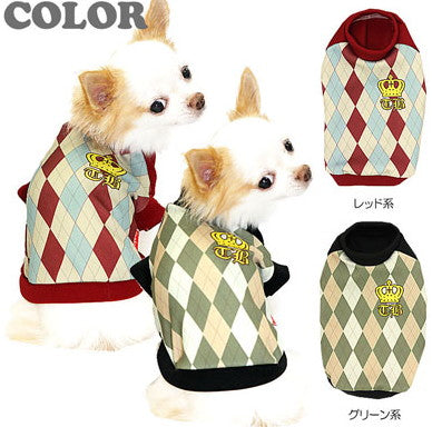 【犬服 犬 服 秋冬 犬の服】トラディッショナルチェック(3D)【ドッグウェア ペット ダックス トイプードル チワワ おしゃれ シーズー タムベディ】