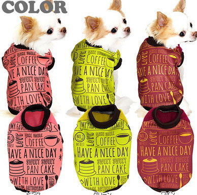 【犬服 犬 服 犬の服】リトルカフェ フリース【ドッグウェア ぽかぽか 寒さ対策 ダックス トイプードル チワワ タムベディ かわいい パグ】[GI]
