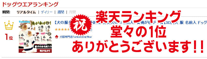 【犬服 犬 服 犬の服 秋服 冬服用 名入れ】愛犬のお名前入り 俺が私が！中型犬用【ドッグウェア ペット 和柄 柴犬 ビーグル シェルティ おしゃれ コーギー タムベディ】(O/3/RI/H/)