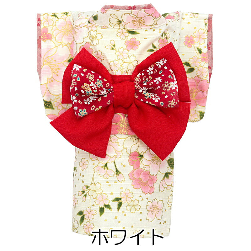 【着物 犬 服 犬の服 秋服 冬服用】艶やか晴れ着 伊織(いおり)《名入れ可能》《コサージュ別売》【和柄 正月 年賀状 初詣 花柄 日本製ドッグ ペット ウェア ダックス トイプードル チワワ タムベディ】