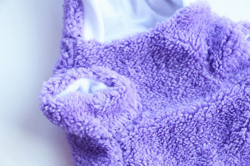 【犬服 犬 服 犬の服】かわいい耳としっぽのモコモコパーカー【ドッグウェア ペット フリース マイヤー ボア アウトレット ダックス トイプードル チワワ タムベディ ポメラニアン】[CN]
