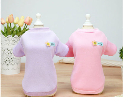 【犬服 犬 服 犬の服 秋服 冬服用】キープファイトシャツ《名入れ可能》【レーナーワッペンドッグ ペット ウェア ダックス トイプードル チワワ タムベディ おしゃれ ポメラニアン】[CN]