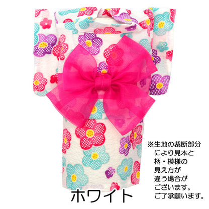 【犬服 犬 服 犬の服 春服 夏服用】心瑚～ここ～浴衣 《名入れ可能》《コサージュ別売》【ゆかた 和柄 お祭り 花火ドッグ ペット ウェア ダックス トイプードル チワワ タムベディおしゃれ ポメラニアン】