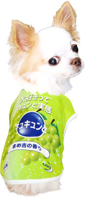 【犬 夏服 犬の服 名入れ 春服用】ひんやり 接触冷感素材 クール 愛犬のお名前入り わんこに胸キュン♪ キュキュンと【ドッグウェア トイプードル チワワ おもしろ 暑さ対策 タムベディ】(S/B/N/H/)