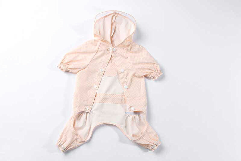 【犬服 犬 服 犬の服】リトルドットレインコート【ドッグウェア 合羽 カッパ 雨具 梅雨 お散歩 チワワ ダックス トイプードル タムベディ かわいい ポメラニアン】[CN]