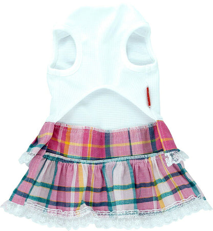 【犬服 犬 服 犬の服 ドッグウェア 名入れ 春 夏用用 涼しい】ひんやり 接触冷感素材 クール 愛犬のお名前入りラブミーワンピース【チワワ ダックス トイプードル かわいい シュナウザー 暑さ対策 タムベディ】[GI](H/)