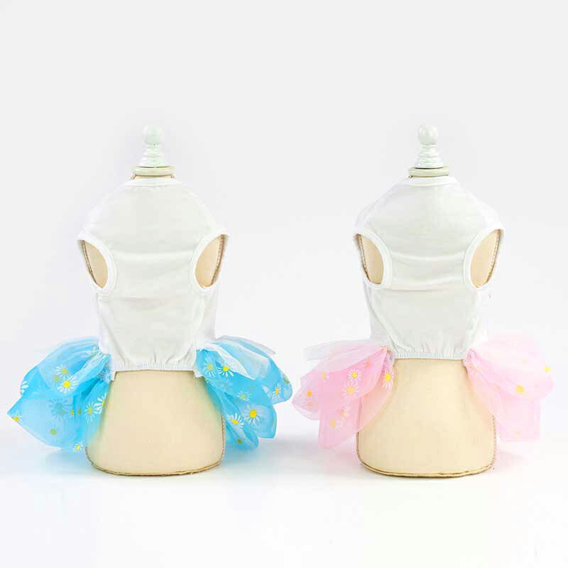 【犬 夏服 犬の服 春服用】ラブパフュームワンピース【ドッグウェア 花柄 チュール 香水 ドッグ ペット アウトレット ダックス トイプードル チワワ タムベディかわいい マルチーズ】[CN][GI]