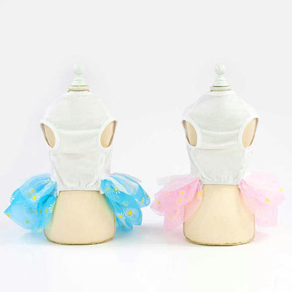 【犬 夏服 犬の服 春服用】ラブパフュームワンピース【ドッグウェア 花柄 チュール 香水 ドッグ ペット アウトレット ダックス トイプードル チワワ タムベディかわいい マルチーズ】[CN][GI]