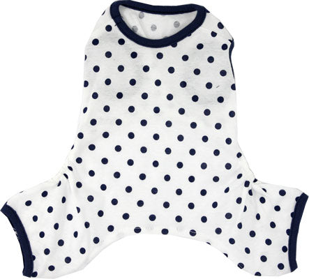 【犬服 犬 服 犬の服】水玉 ロンパース【ドッグウェア ペット 寒さ対策 ドット ダックス トイプードル チワワ タムベディ おもしろ マルチーズ】[GI]