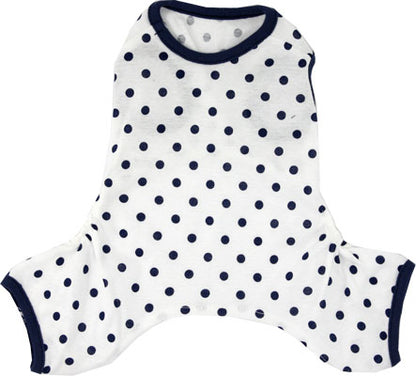 【犬服 犬 服 犬の服】水玉 ロンパース【ドッグウェア ペット 寒さ対策 ドット ダックス トイプードル チワワ タムベディ おもしろ マルチーズ】[GI]