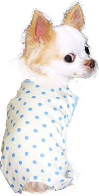 【犬服 犬 服 犬の服】水玉 ロンパース【ドッグウェア ペット 寒さ対策 ドット ダックス トイプードル チワワ タムベディ おもしろ マルチーズ】[GI]