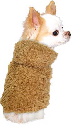 【犬服 犬 服 秋冬 犬の服】モコモコファー アウター【ドッグウェア ペット ぽかぽか 寒さ対策 ふわふわ もこもこ ジャケット ダックス トイプードル チワワ タムベディ かわいい パグ】[GI]