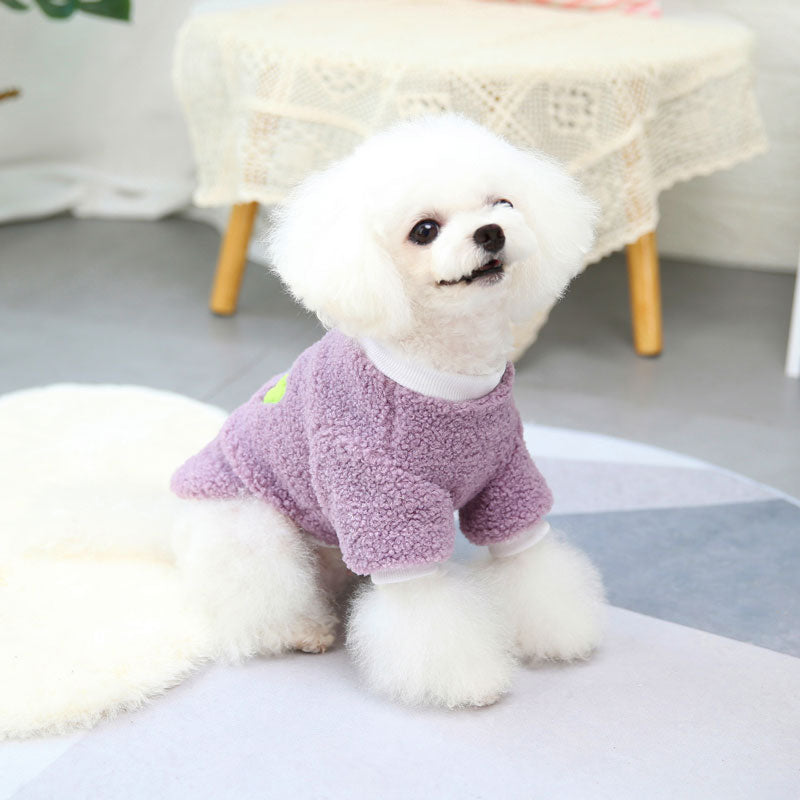 【犬服 犬 服 犬の服 秋服 冬服用】モコモコベイビーシャツ【ドッグウェア ボア マイヤーフリース 寒さ対策 ドッグ ペット ダックス トイプードル チワワ タムベディ あったか シーズー】[CN]