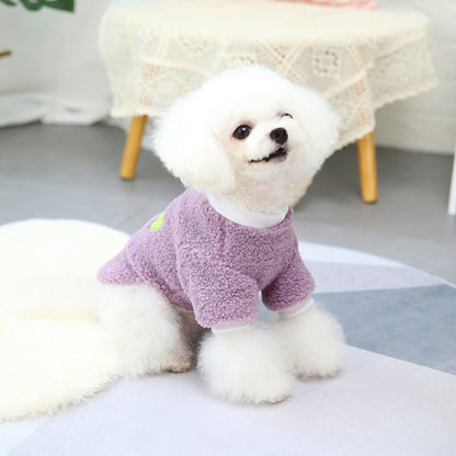 【犬服 犬 服 犬の服 秋服 冬服用】モコモコベイビーシャツ【ドッグウェア ボア マイヤーフリース 寒さ対策 ドッグ ペット ダックス トイプードル チワワ タムベディ あったか シーズー】[CN]