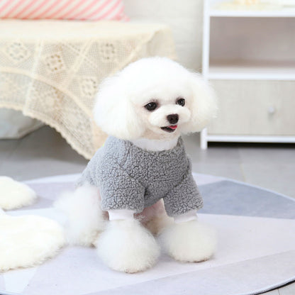 【犬服 犬 服 犬の服 秋服 冬服用】モコモコベイビーシャツ【ドッグウェア ボア マイヤーフリース 寒さ対策 ドッグ ペット ダックス トイプードル チワワ タムベディ あったか シーズー】[CN]