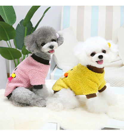 【犬服 犬 服 犬の服 秋服 冬服用】モコモコニコニコボア【ドッグウェア スマイル にこちゃん モチーフ ドッグ ペット ダックス トイプードル チワワ タムベディかわいいテリア】[CN][GI]