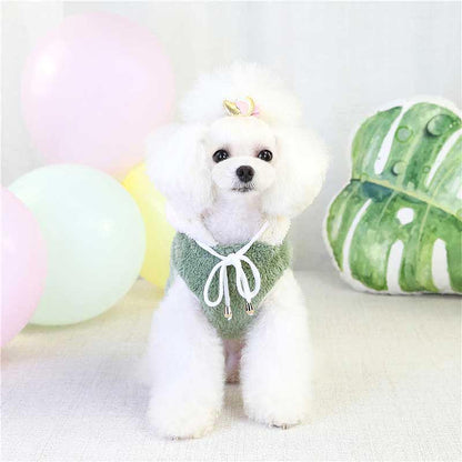 【犬服 犬 服 犬の服 ドッグウェア】モコモコホワイトフードパーカー【ペット アウトレット フリース マイヤー ボア ダックス トイプードル チワワ 服 タムベディ おしゃれ パグ】[CN][GI]