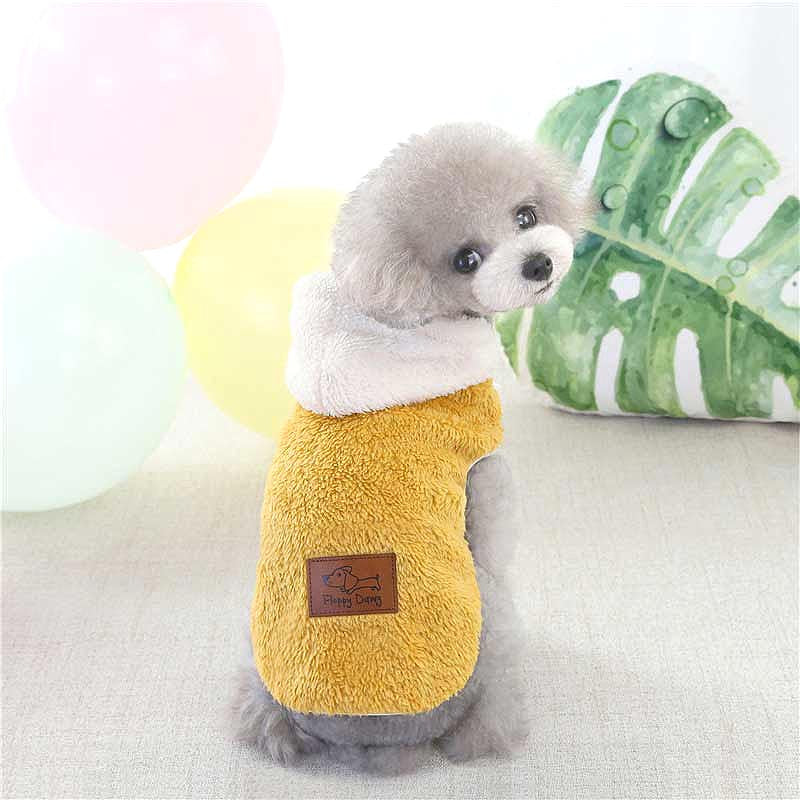 【犬服 犬 服 犬の服 ドッグウェア】モコモコホワイトフードパーカー【ペット アウトレット フリース マイヤー ボア ダックス トイプードル チワワ 服 タムベディ おしゃれ パグ】[CN][GI]