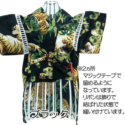 【犬 甚平 浴衣 夏服用】《名入れ可能》猛虎甚平【じんべい 和装 浴衣 トラ とら 竹 かっこいい 祭り 花火大会 ドッグ ペット ウェア 男の子 ダックス トイプードル チワワ タムベディおしゃれ】