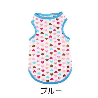 【犬服 犬 服 犬の服 名入れ 春服 夏服用 】《名入れ可能》マイラブシャツ【ドッグウェア ハート うさぎ ネコ ペット ダックス トイプードル チワワ タムベディかわいい】[CN][GI]