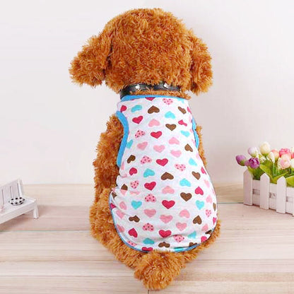 【犬服 犬 服 犬の服 名入れ 春服 夏服用 】《名入れ可能》マイラブシャツ【ドッグウェア ハート うさぎ ネコ ペット ダックス トイプードル チワワ タムベディかわいい】[CN][GI]