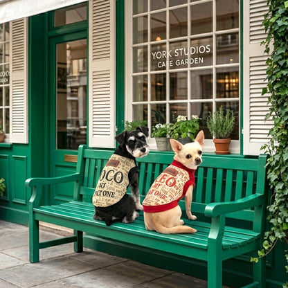 【犬服 犬 服 犬の服 秋服 冬服用】愛犬のお名前入り マイオンリーワン 【NY ロゴ 日本製 オリジナル ドッグ ペット ウェア ダックス トイプードル チワワ タムベディ おしゃれ シーズー】(S/3/RI/H/)
