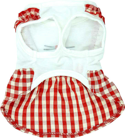 【犬 夏服 犬の服 春服用】ナイスデーワンピース【ドッグウェア ペット リボン フリル アウトレット ダックス トイプードル チワワ タムベディ かわいい パピヨン】[CN][GI]