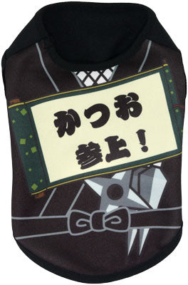 【犬服 犬 服 犬の服 名入れ】愛犬のお名前入り 忍者わんこ シャツ【ドッグウェア 春服 夏服用 コスプレ チワワ ダックス トイプードル おもしろい ポメラニアン タムベディ】(S/3/N/H/)