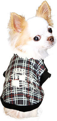 【犬服 犬 服 秋冬 犬の服】ノーブルチェック フリース【ドッグウェア ぽかぽか 寒さ対策 チェック トイプードル チワワ ダックス タムベディ おしゃれ ポメラニアン】[GI]