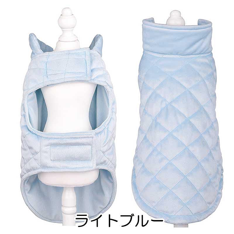 【犬服 犬 服 秋冬 犬の服】ノースリーブジャケット【アウター ドッグウェア ペット アウトレット キルト ダックス トイプードル チワワ 服 タムベディ かっこいい パグ】[CN]
