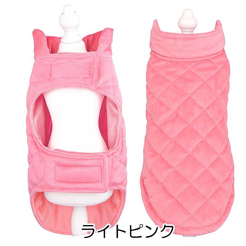 【犬服 犬 服 秋冬 犬の服】ノースリーブジャケット【アウター ドッグウェア ペット アウトレット キルト ダックス トイプードル チワワ 服 タムベディ かっこいい パグ】[CN]