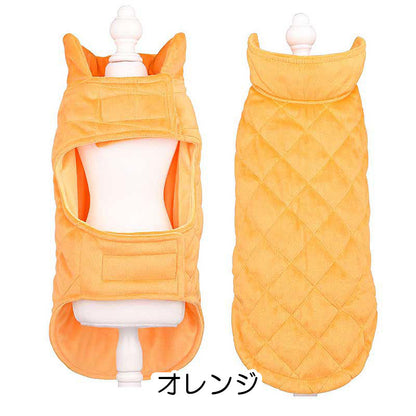 【犬服 犬 服 秋冬 犬の服】ノースリーブジャケット【アウター ドッグウェア ペット アウトレット キルト ダックス トイプードル チワワ 服 タムベディ かっこいい パグ】[CN]
