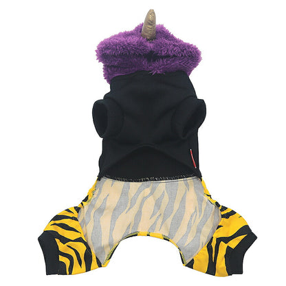 【犬服 犬 服 犬の服 名入れ】愛犬のお名前入り 鬼夜叉つなぎ【日本製 節分 男の子 女の子 ダックス トイプードル チワワ かわいい ヨーキー タムベディ】(L/)