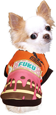 【犬服 犬 服 秋冬 犬の服 名入れ】愛犬のお名前入り パーティケーキ シャツ 【ドッグウェア ペット ハロウィン おばけ ぺット トイプードル チワワ ダックス 楽しい パピヨン タムベディ】(S/3/RI/H/)