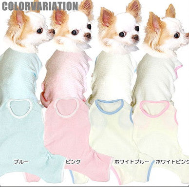 【犬服 犬 服 犬の服】パイル ロンパース【ドッグウェア 寒さ対策 タオル生地 チワワ ダックス トイプードル タムベディ かわいい シュナウザー】
